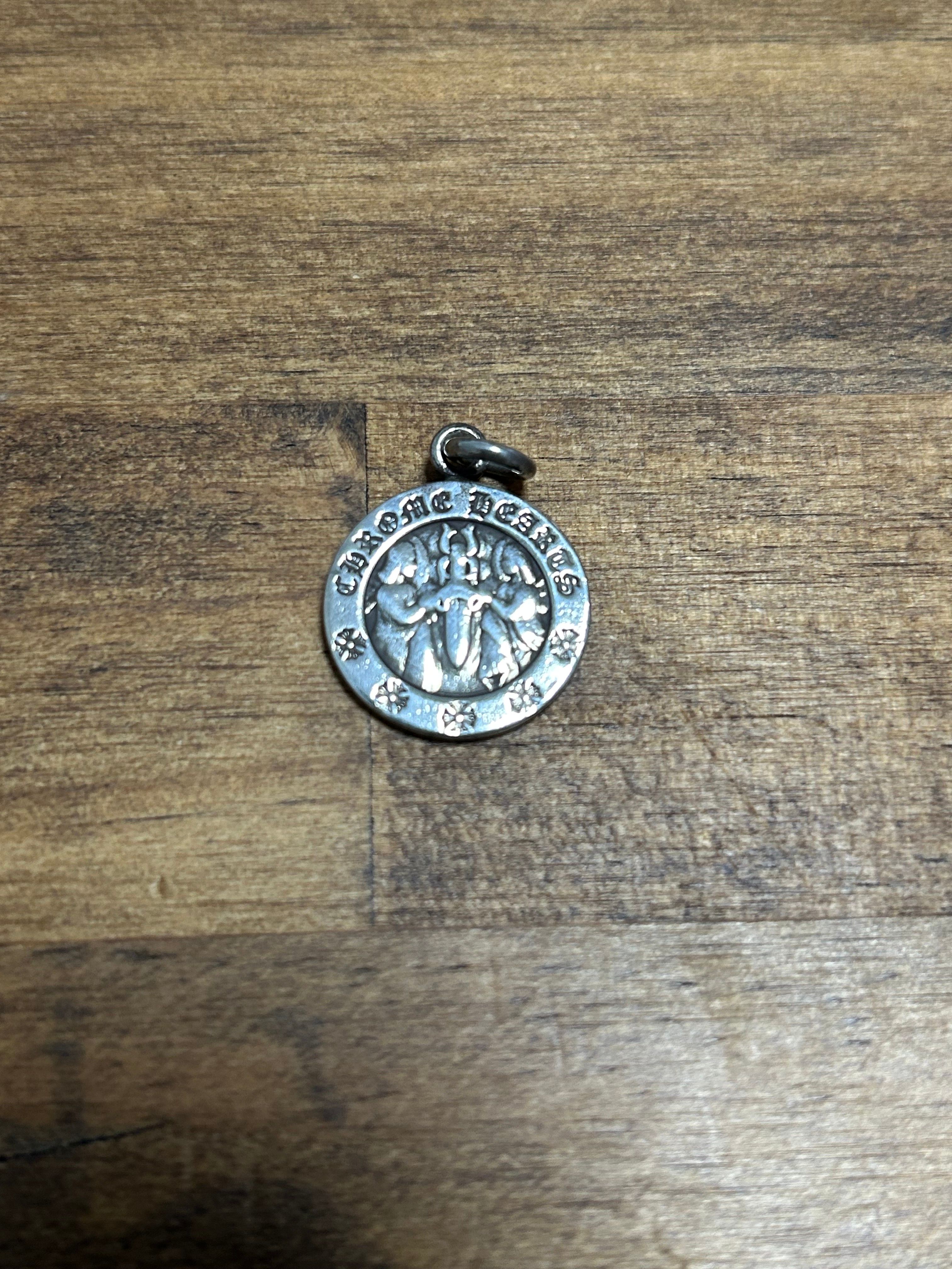 Chrome Hearts Angel Medal Charm Fuck You "Silver"