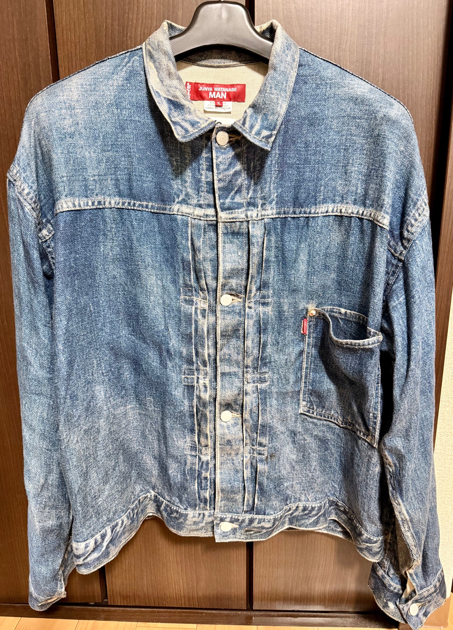 eYe JUNYA WATANABE MAN x Levi's x BerBerJin S506XX 1944 Transfer Printed Jacket "Indigo"