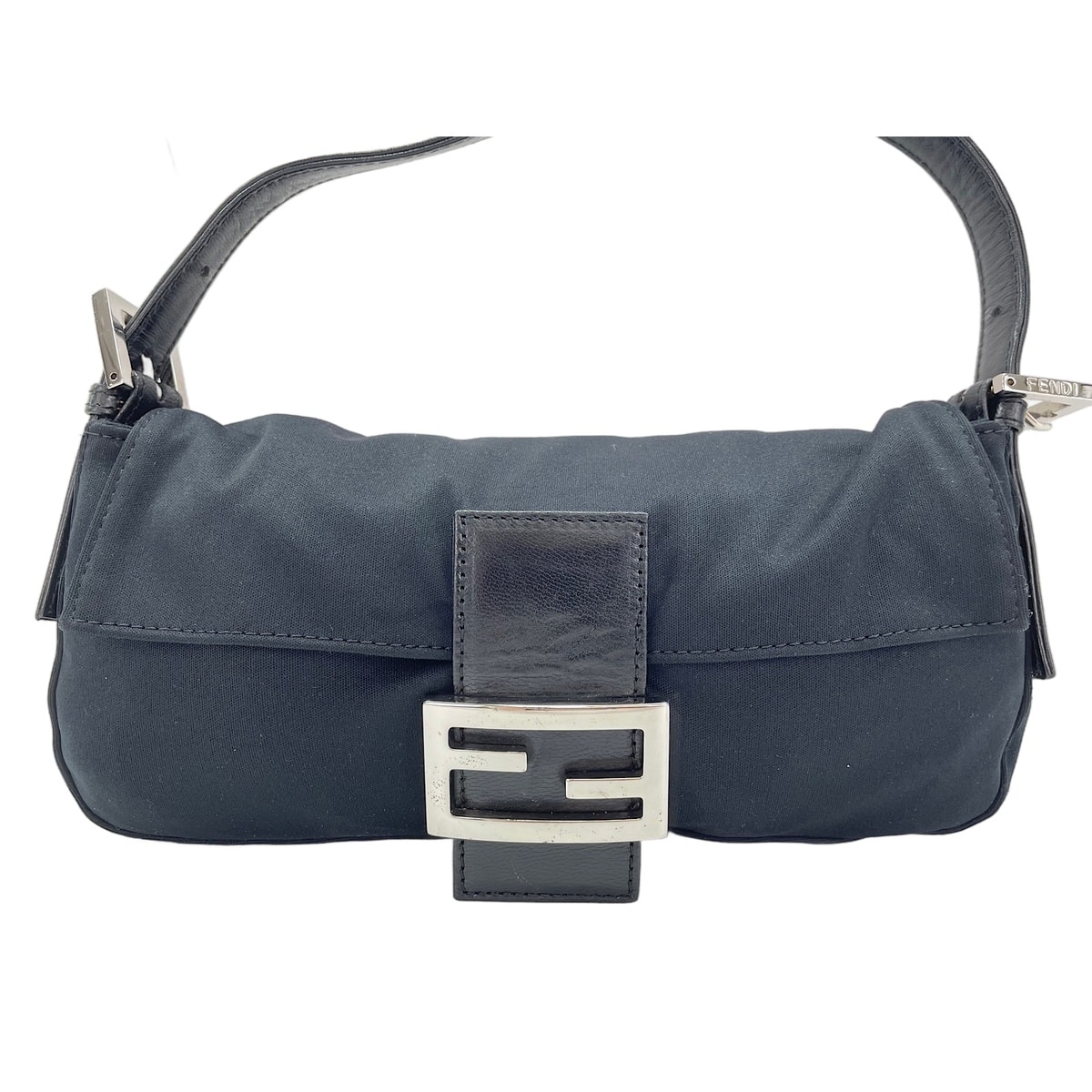 フェンディ FENDI ナイロン マンマバケット ショルダーバッグ【中古】