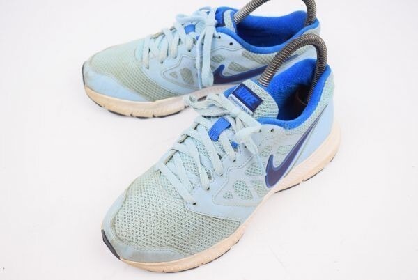 NIKE★DOWNSHIFTER 6【23.5/水色×青】ランニングシューズ/メッシュ/レディース/軽量◆G-186