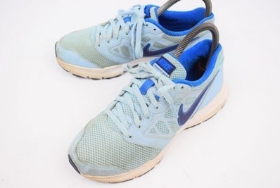 NIKE★DOWNSHIFTER 6【23.5/水色×青】ランニングシューズ/メッシュ/レディース/軽量◆G-186