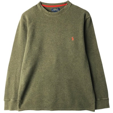 古着 ラルフローレン Ralph Lauren POLO RALPH LAUREN サーマルロンT ワッフル メンズL相当/eaa616745