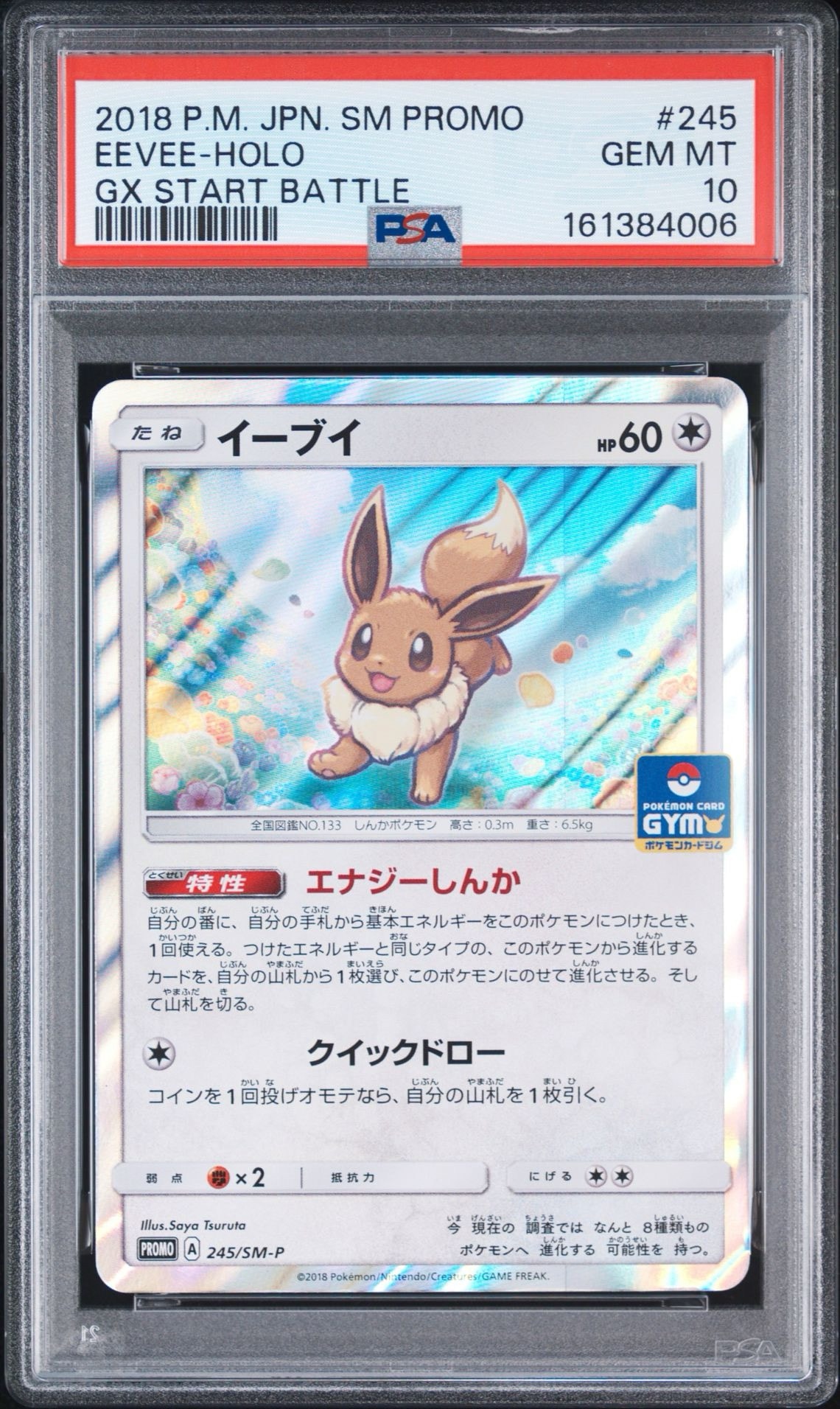 Eevee P [SM-P 245](Promotional Cards "GX Start Battle ~Get Eevee~")