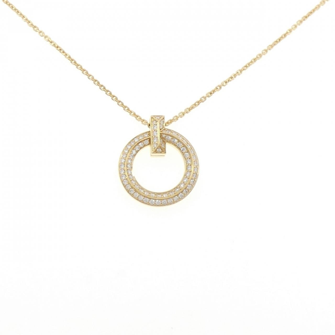 ティファニー Tワン サークル ネックレス 0.72CT