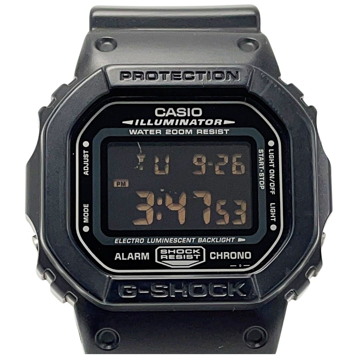 CASIO カシオ G-SHOCK リアルブラック スピード  DW-056BK-1VJF ブラック クォーツ  腕時計 メンズ