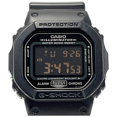 CASIO カシオ G-SHOCK リアルブラック スピード DW-056BK-1VJF ブラック クォーツ 腕時計 メンズ