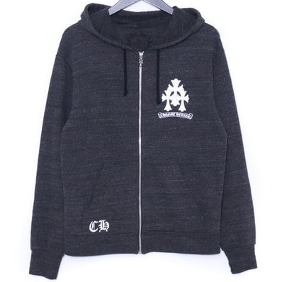 CHROME HEARTS オールド セメタリークロスダガージップアップパーカー
