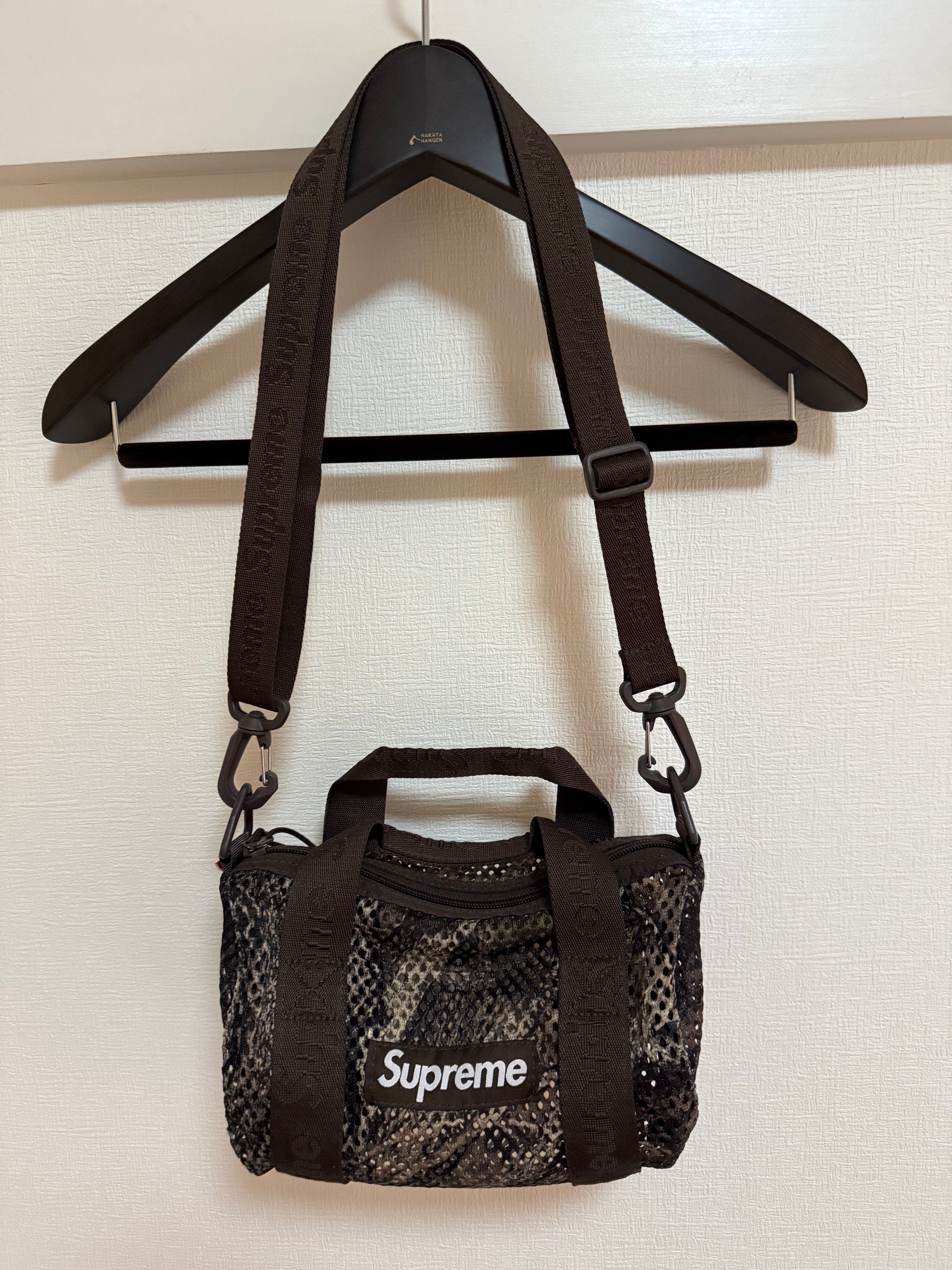 Supreme Mesh Mini Duffle Bag "TrueTimber Kanati Camo" (25SS)