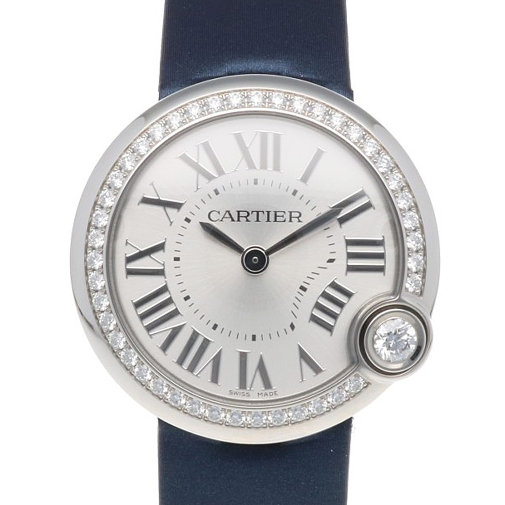 까르띠에 발롱 블랑 드 까르띠에 시계 스테인레스 스틸 W4BL0003 쿼츠 여성용 1년 보증 CARTIER 중고