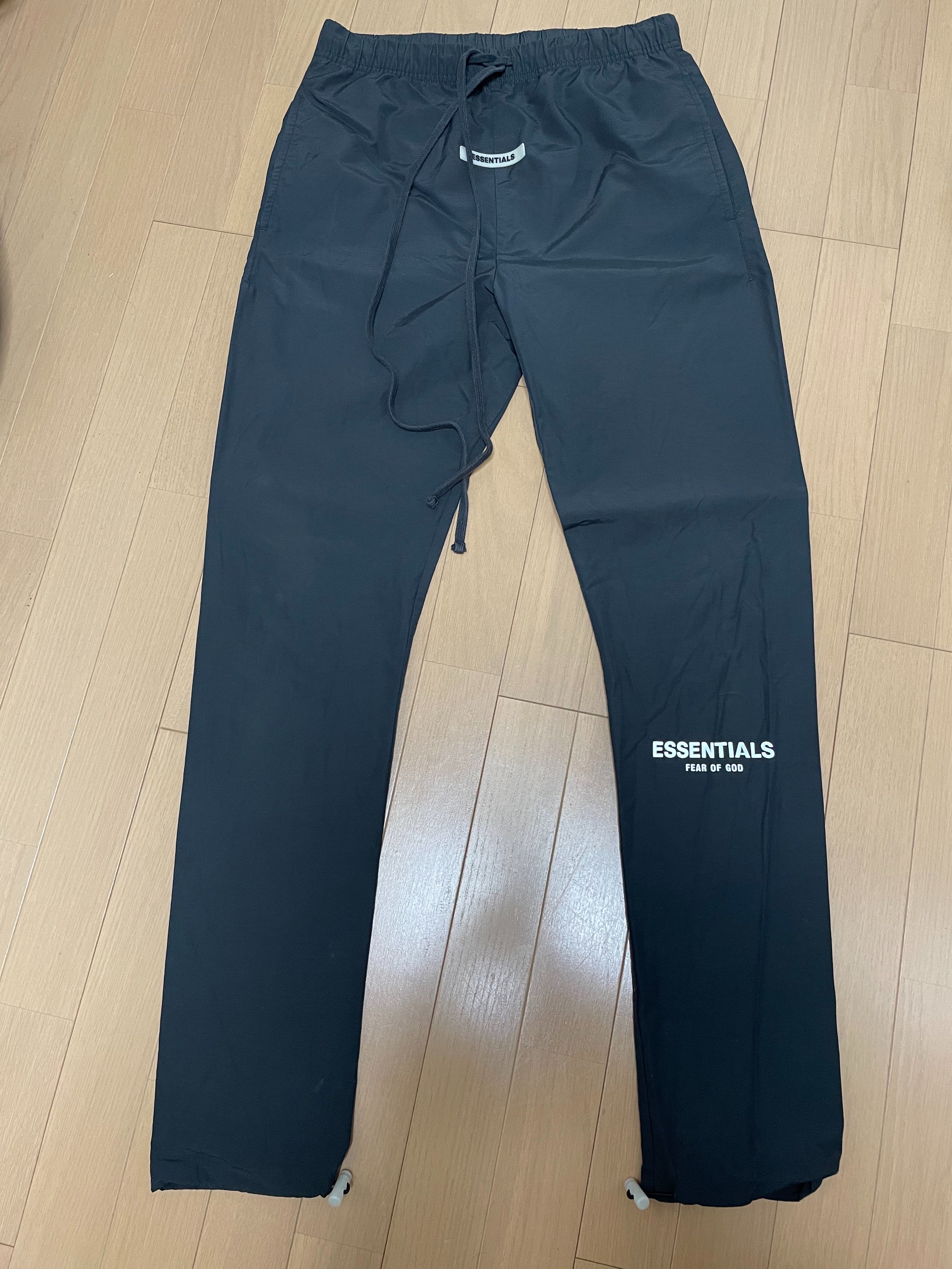 FEAR OF GOD ESSENTIALS Nylon Track Pants "Black"