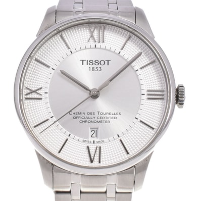 値下 ティソ TISSOT T099.408 T-クラシック シュマン・デ・トゥレル 自動巻き メンズ 良品 □#145940