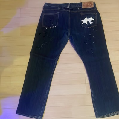 デニムパンツ(バックスターペイントあり)