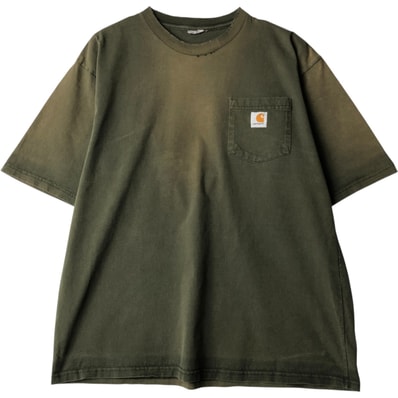 古着 カーハート Carhartt 半袖 ワンポイントロゴポケットTシャツ メンズL相当/eaa648254