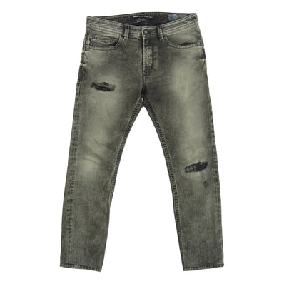 DIESEL ディーゼル デニムパンツ THAVAR スキニー ブラック デニム パンツ ブラック系 W-29 L-32【中古】