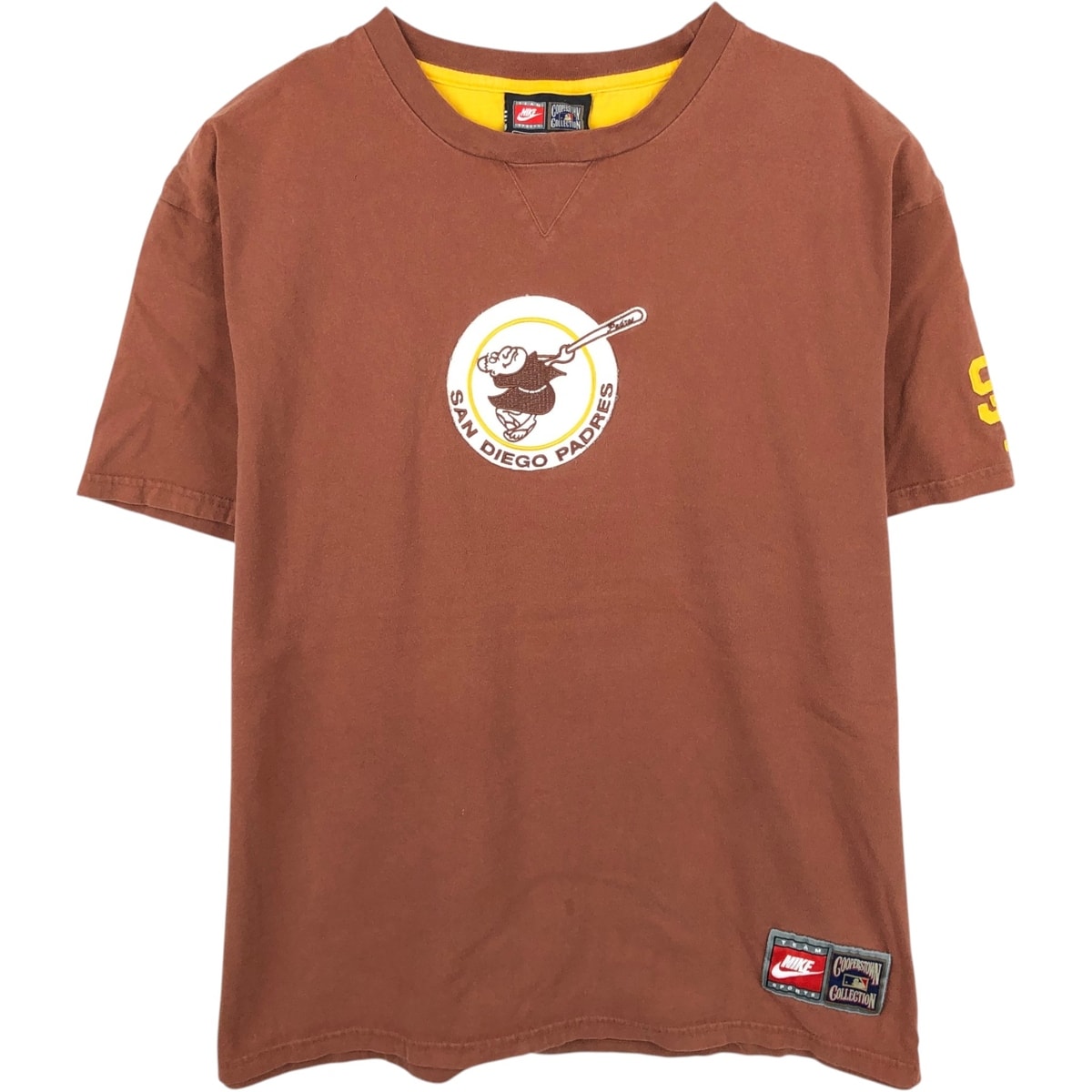 古着 00年代 ナイキ NIKE TEAM SPORTS MLB SAN DIEGO PADRES サンディエゴパドレス スポーツTシャツ メンズM相当/eaa650862