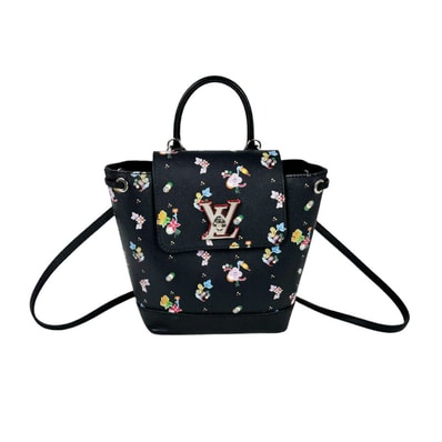 ルイ ヴィトン LOUIS VUITTON リュック ロックミーバックパック MINI レザー ブラック/マルチカラー レディース M54848【中古】 z11302