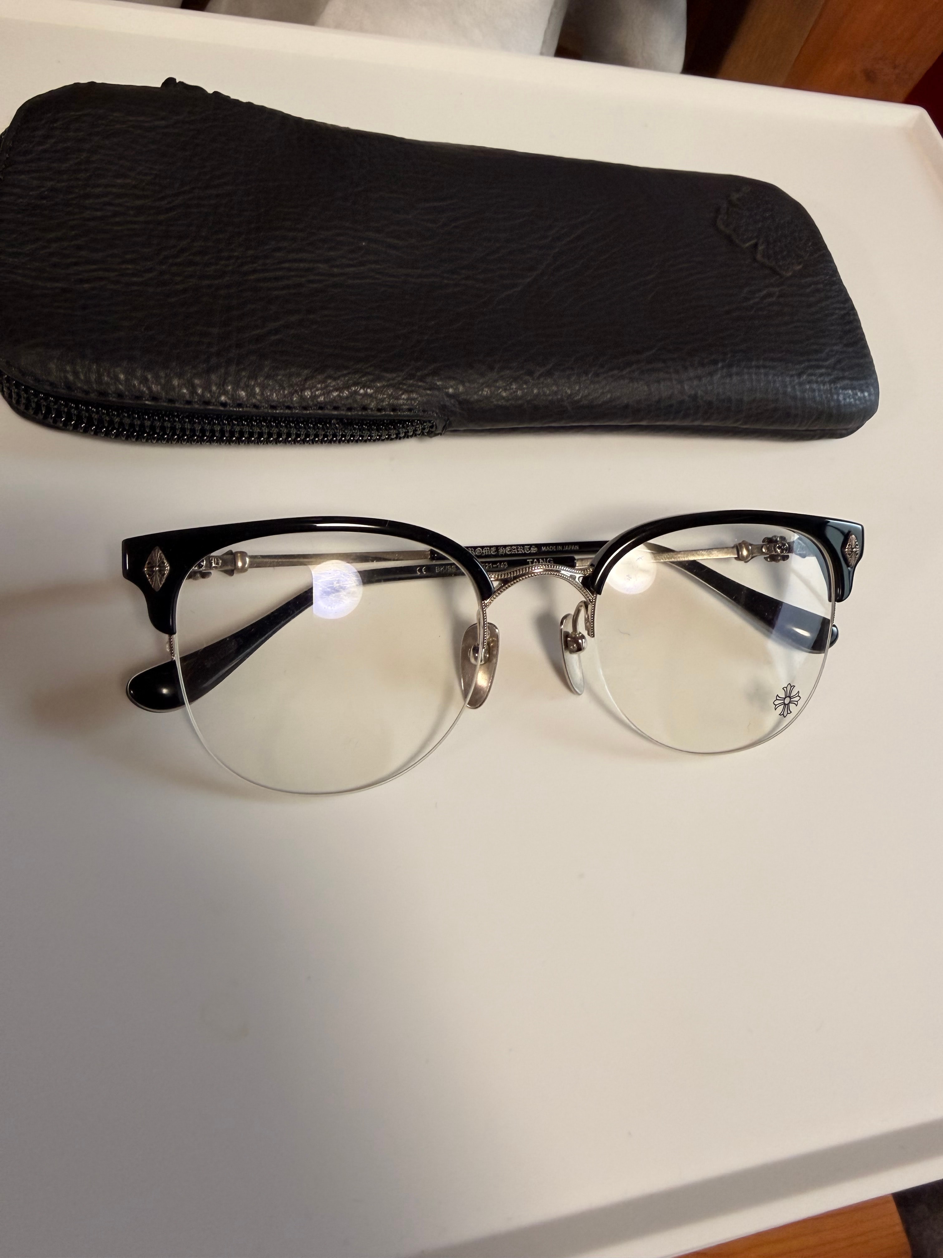 Chrome Hearts TANG BK/SS 51 21-143 Eyewear "Black/Silver"