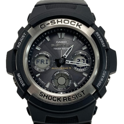 CASIO カシオ G-SHOCK デジアナ AWG-100-1AJF 電波ソーラー メンズ 腕時計