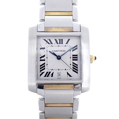 Cartier カルティエ タンクフランセーズLM W51005Q4 SS/YG メンズ 腕時計