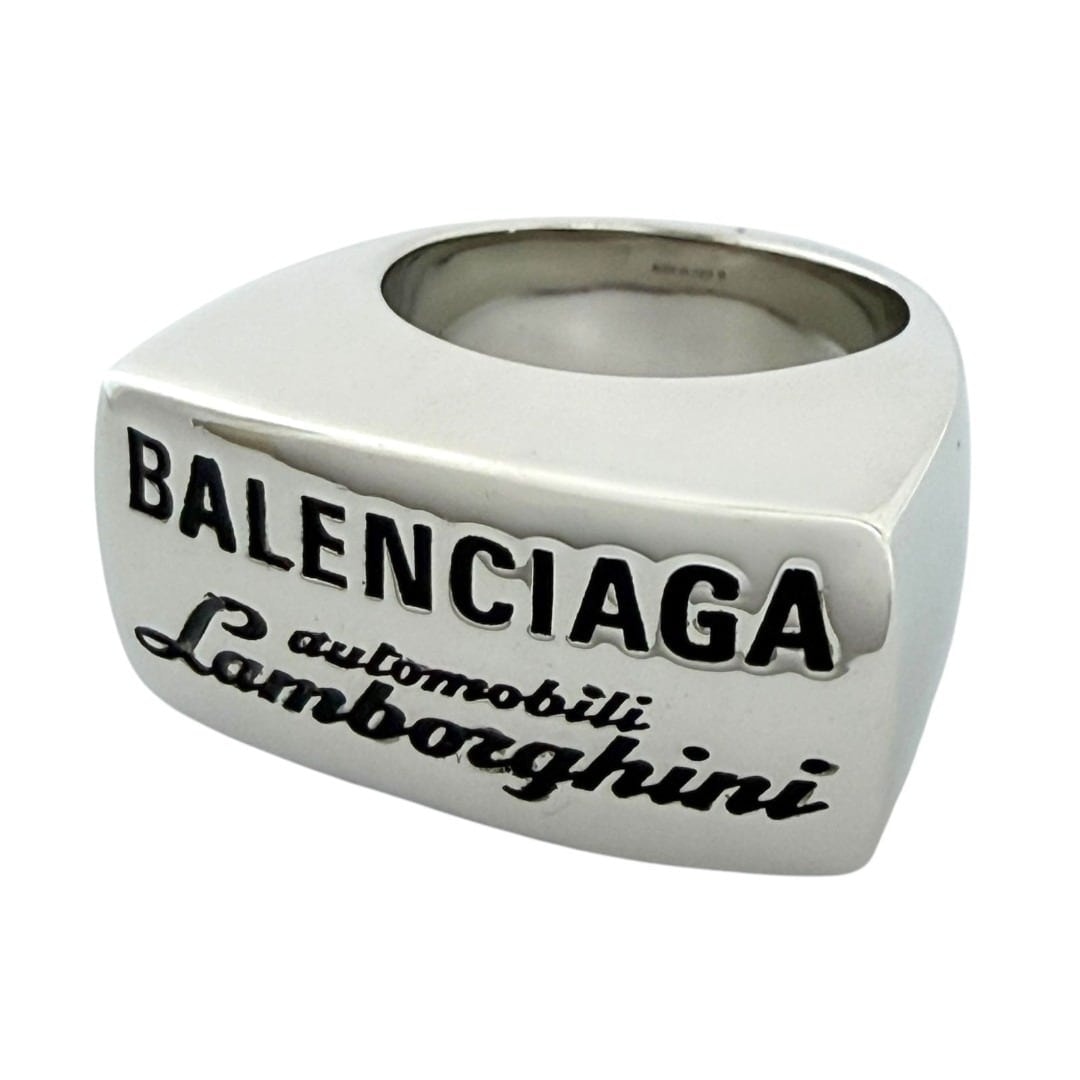 バレンシアガ ランボルギーニ メンズ シグネット リング 14号 指輪 54