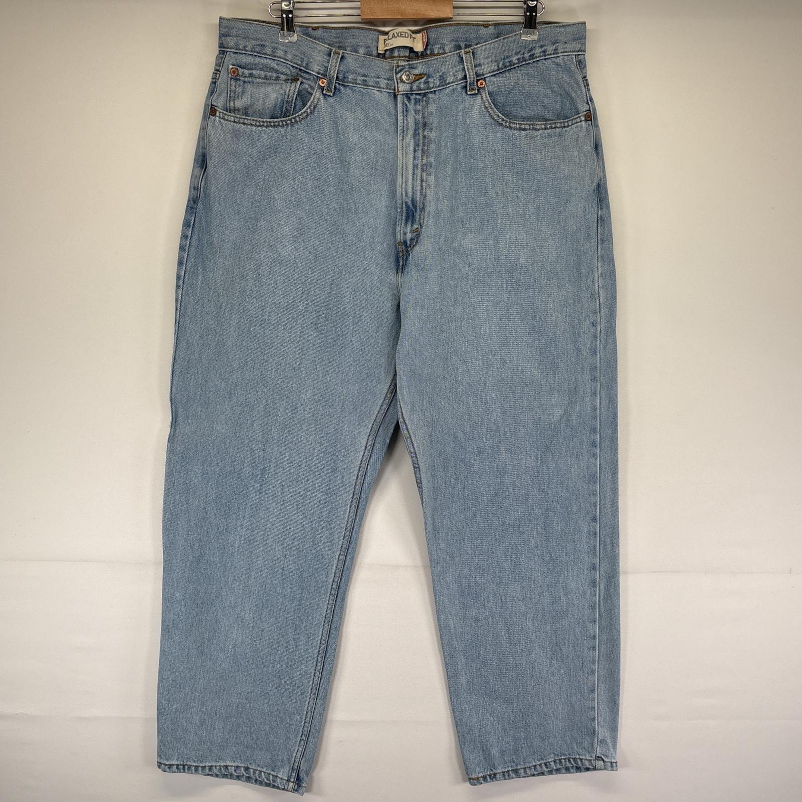 古着 リーバイス Levi's デニムパンツ 550 テーパード ジーンズ ジーパン 5ポケット 長ズボン 大きいサイズ w40 L29 ブルー系 メンズ