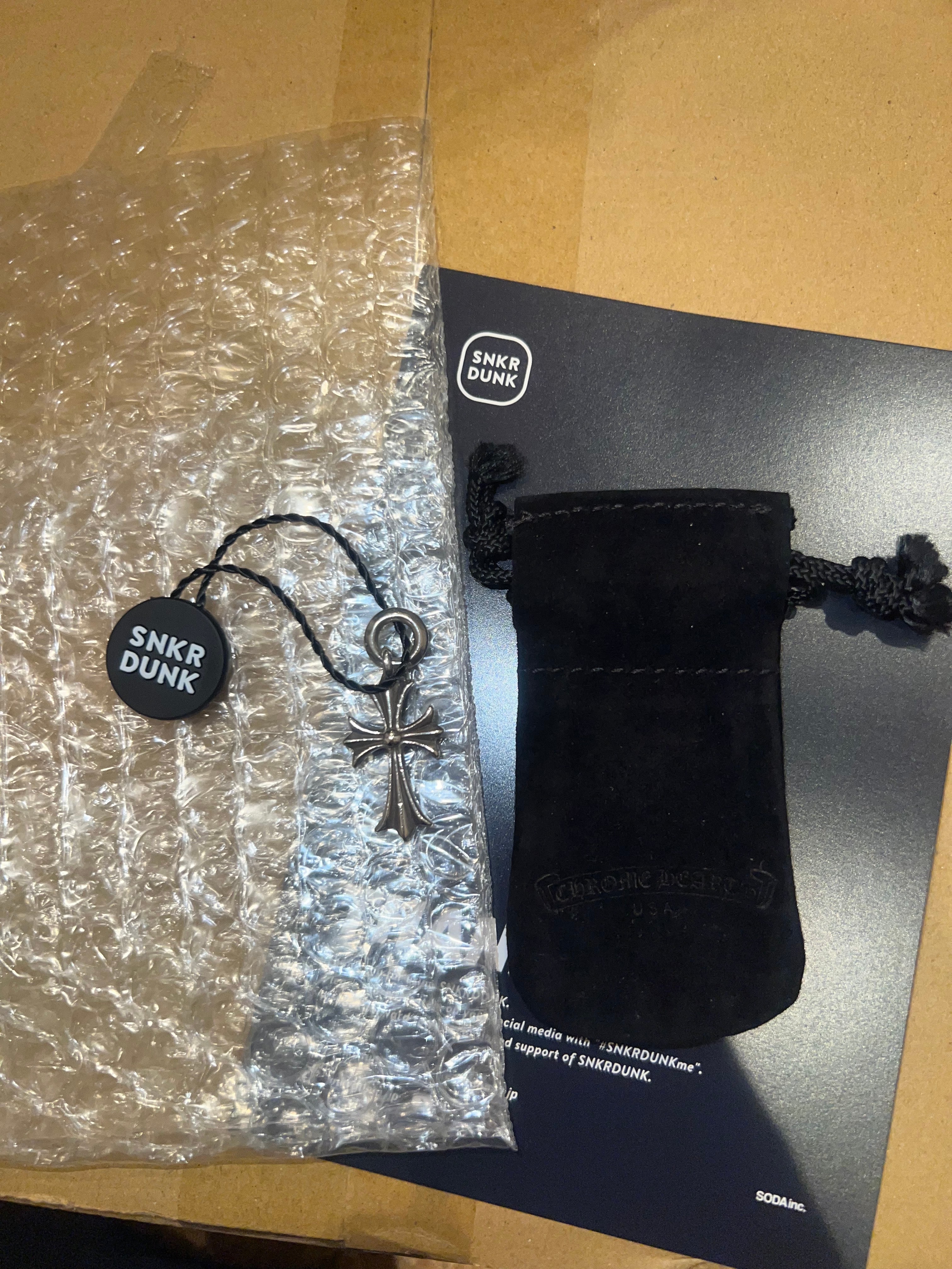 Chrome Hearts Tiny CH Cross Charm "Silver"