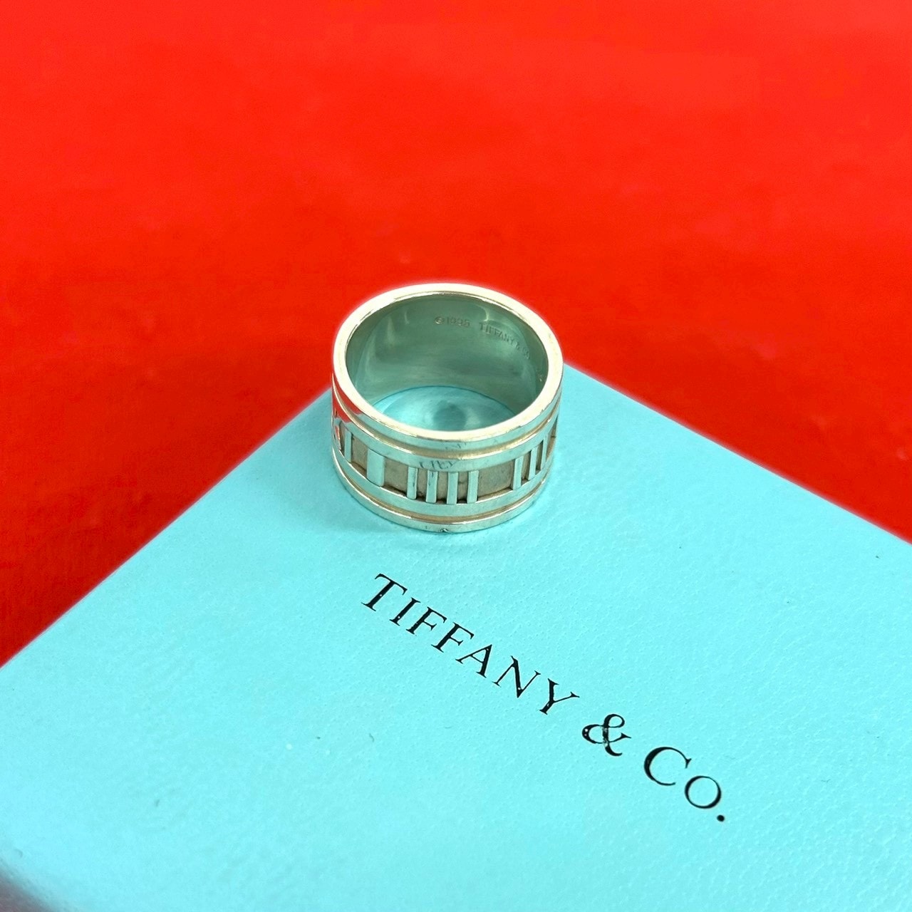 TIFFANY&Co. ティファニー ワイド アトラス リング シルバー925 リング・指輪 16号 シルバー
 27837