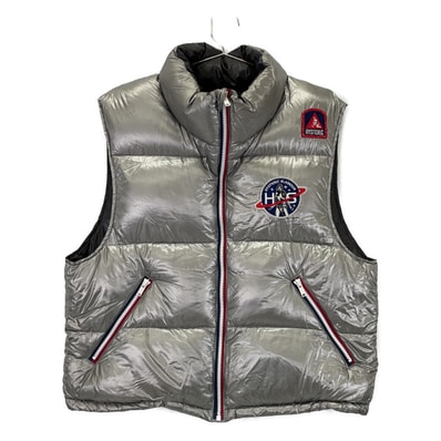 ヒステリックグラマー CREW PATCHアップリケ スタンドカラーダウンベスト 01223AV01 F