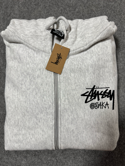 stussy 大阪限定2026ジップアップパーカー