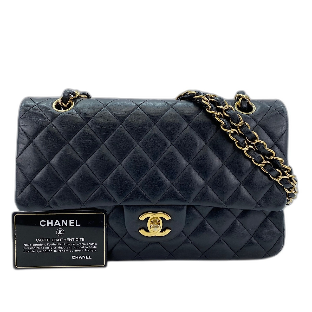 シャネル CHANEL マトラッセ 25 ショルダーバッグ ラムスキン【中古】