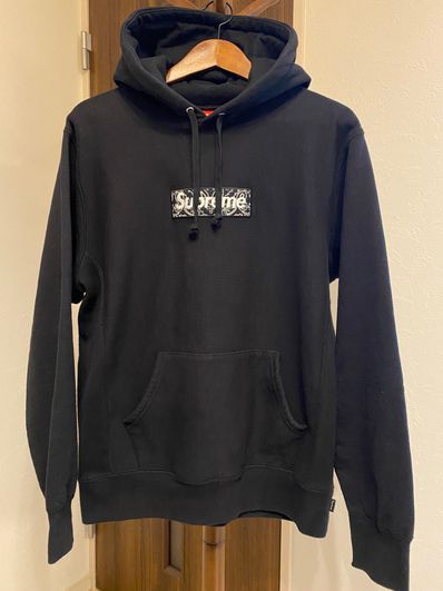 Supreme Bandana Box Logo Hooded Sweatshirt "Black"