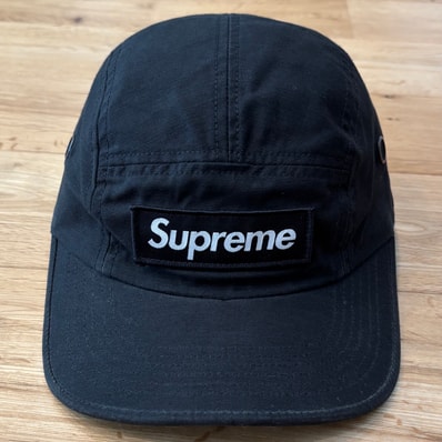 Supreme Military Camp Cap "Black" (24SS)