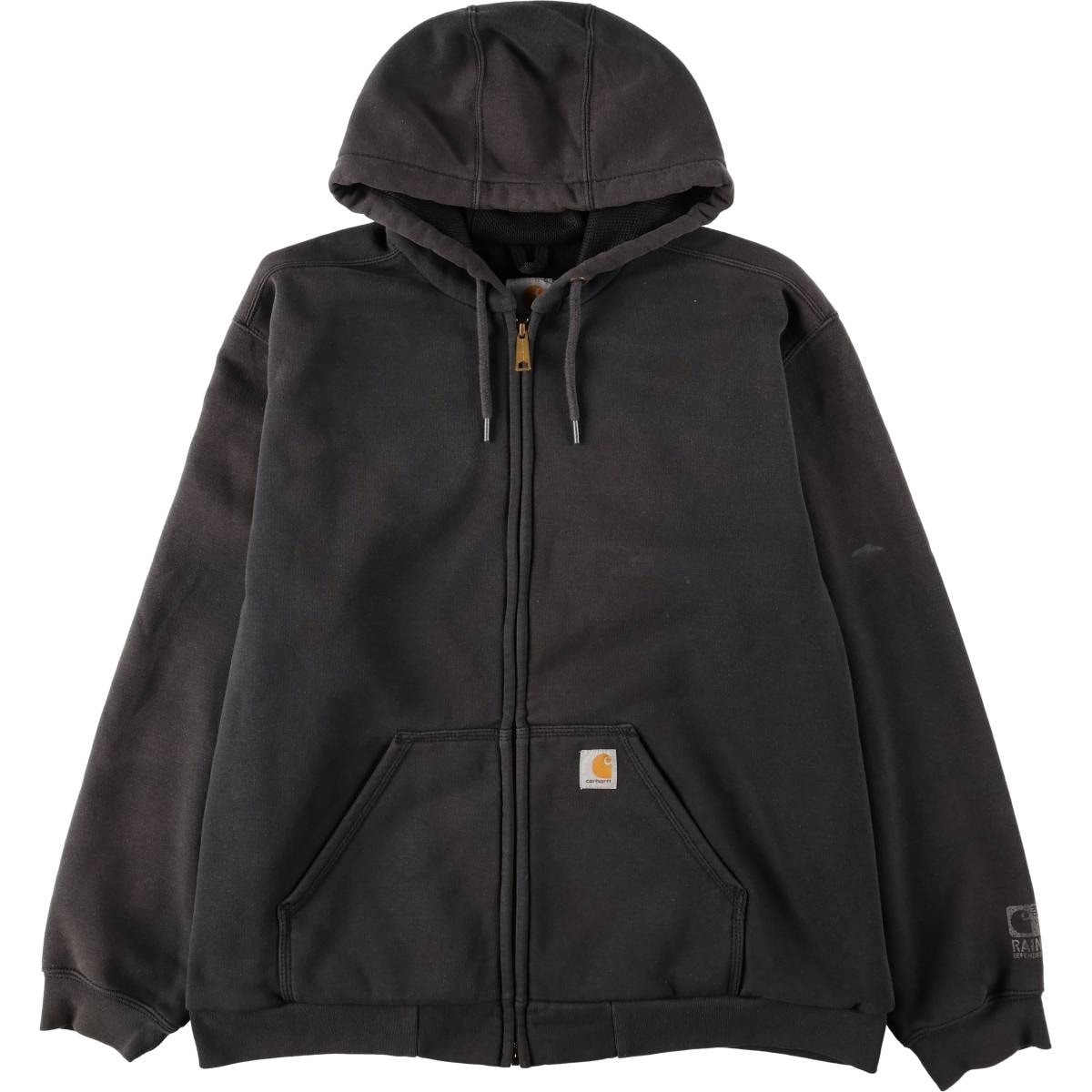 古着 カーハート Carhartt RAIN DEFENDER スウェットフルジップパーカー メンズL相当/eaa664039