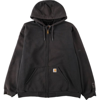 古着 カーハート Carhartt RAIN DEFENDER スウェットフルジップパーカー メンズL相当/eaa664039