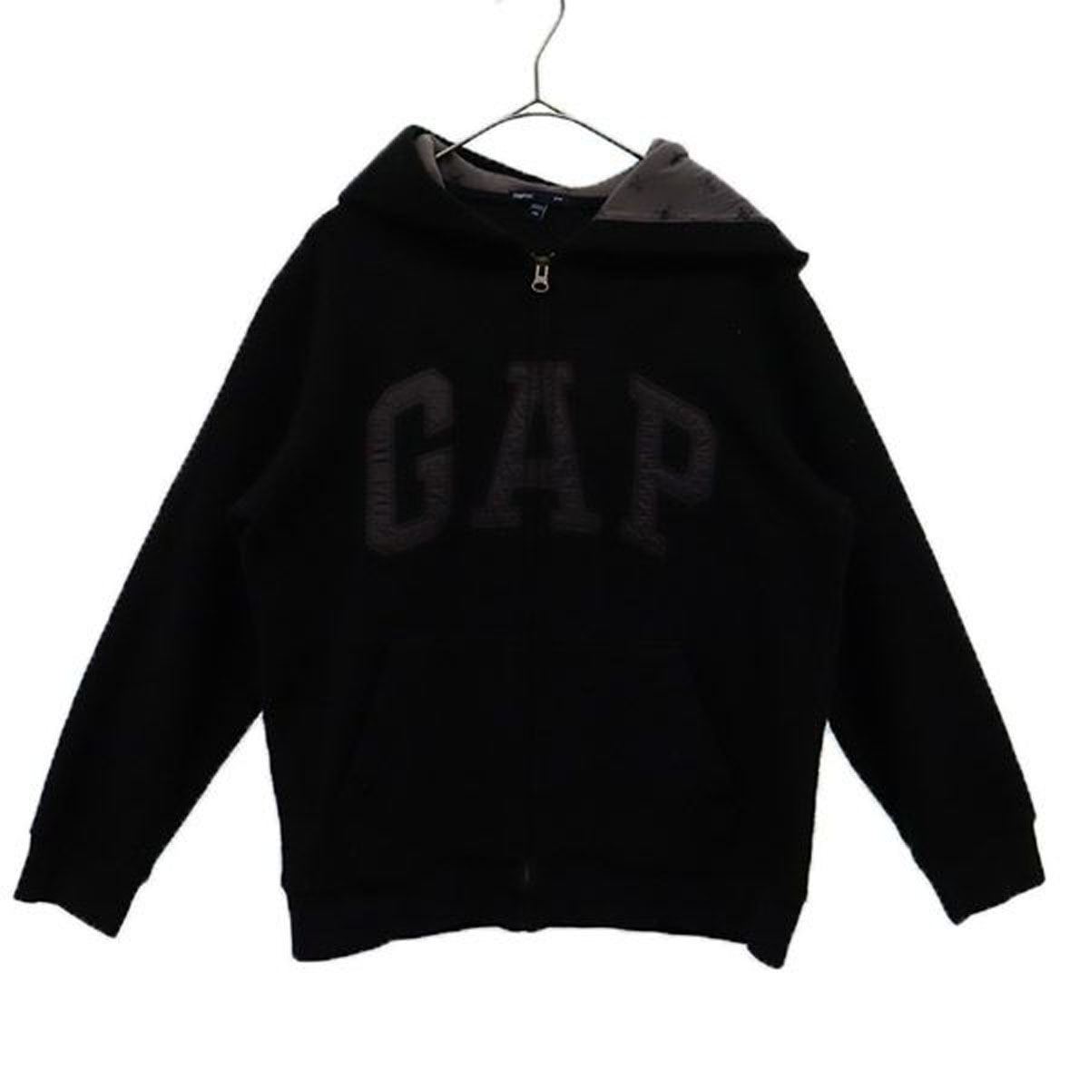 Gap kids ギャップキッズ 長袖 フリース ジップパーカー 160 ブラック
