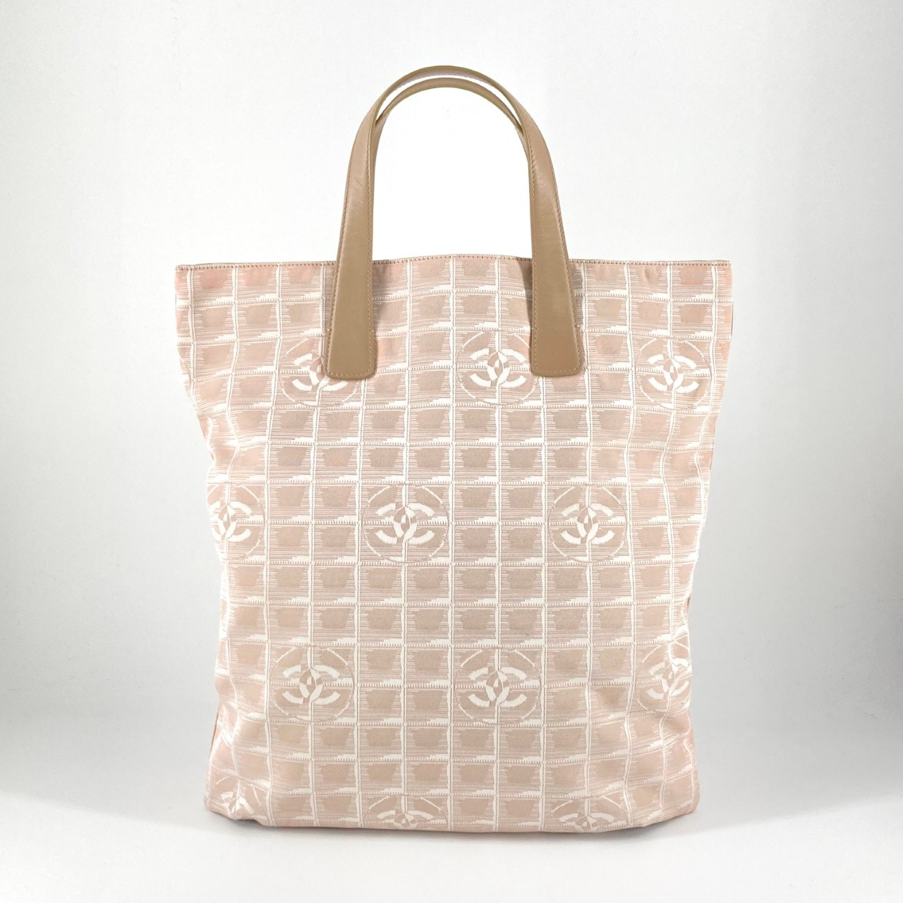 CHANEL(シャネル) ニュートラベルライン 7番台 トートバッグ ベージュ