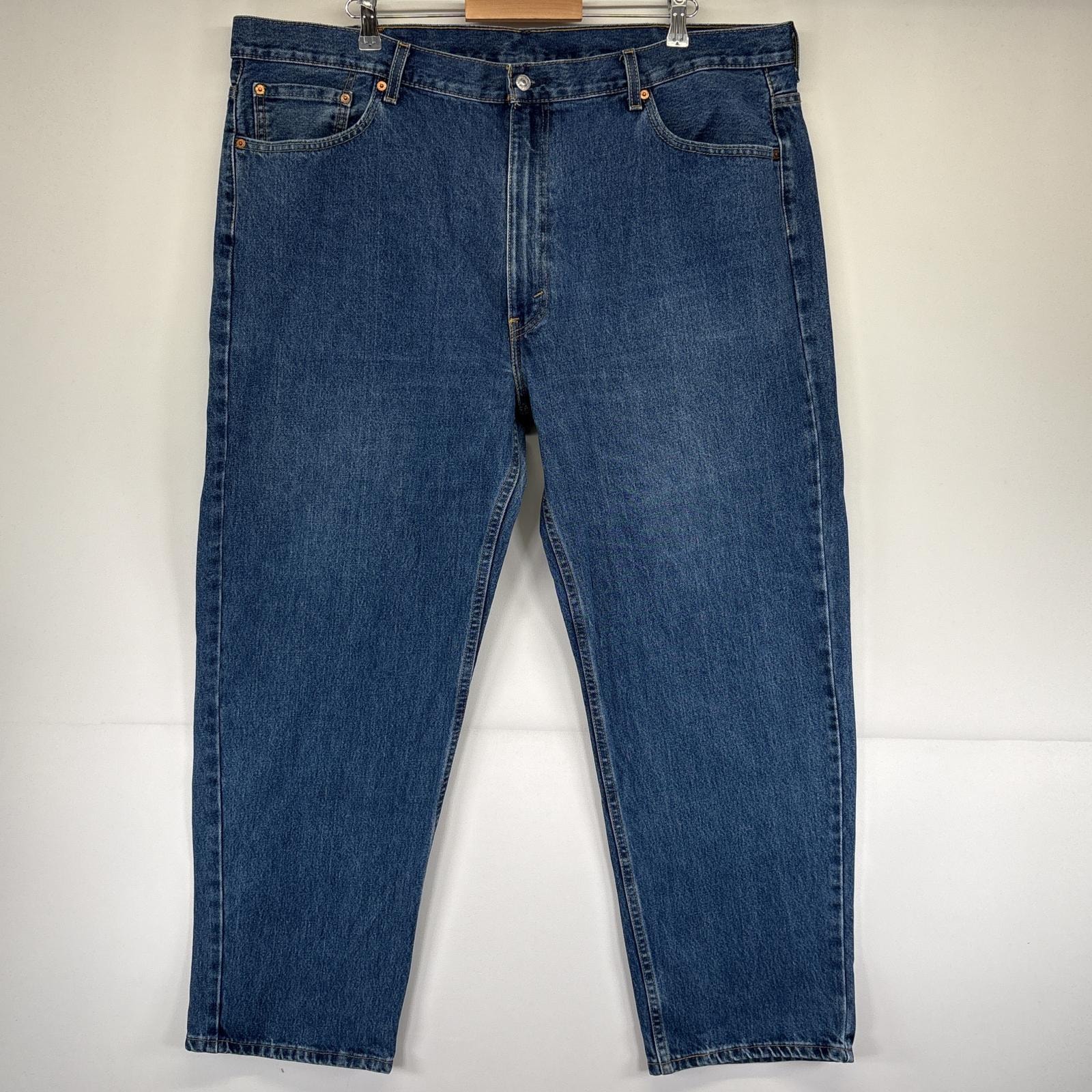 古着 リーバイス Levi's デニムパンツ 550 テーパード ジップフライ 5ポケット ジーンズ ジーパン 大きいサイズ w46 L32  ブルー メンズ