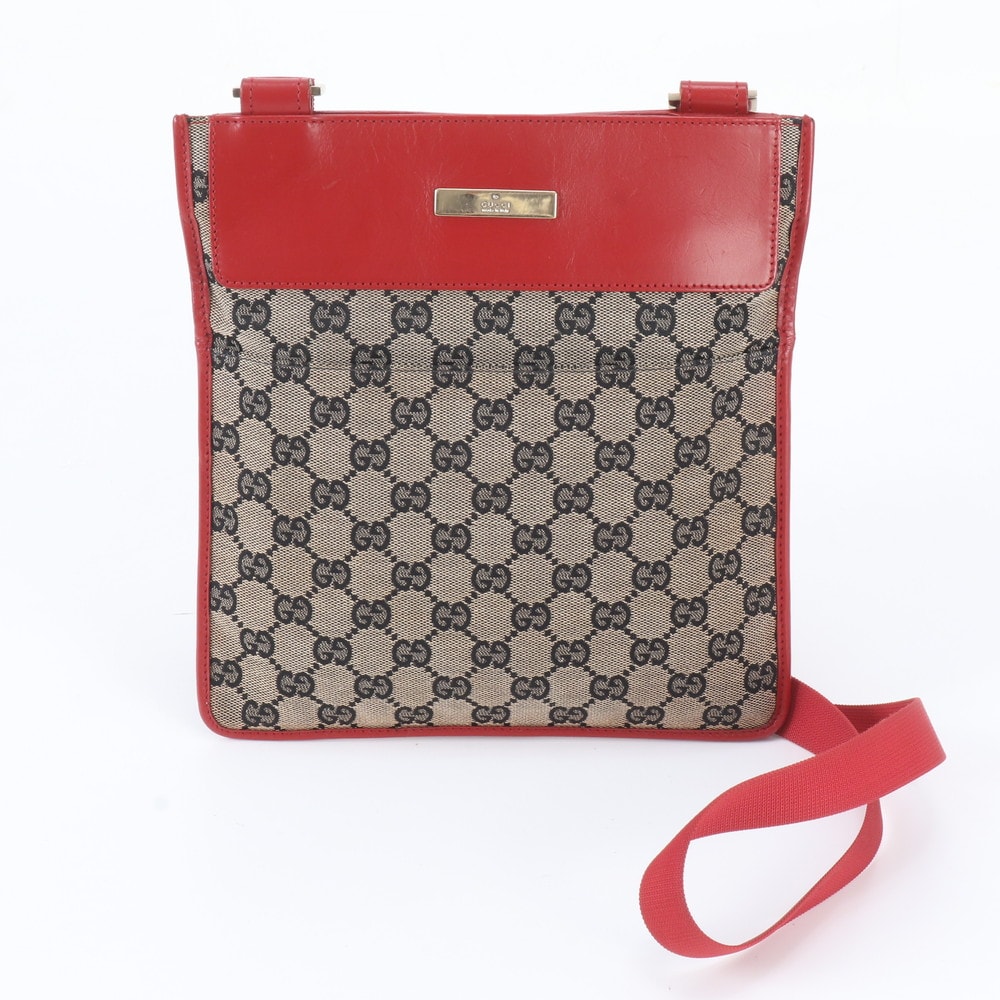 ■美品 グッチ GGキャンバス 019-0348 ショルダーバッグ