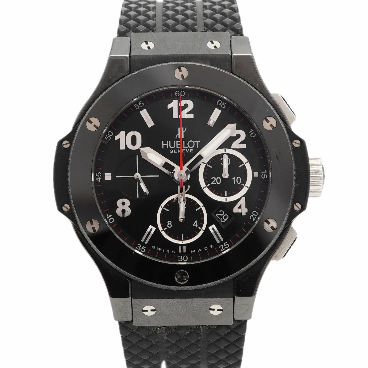 【6wdc0212】ウブロ ビッグバン ブラックマジック 301.CM.130.RX 黒文字盤【中古】腕時計 メンズ