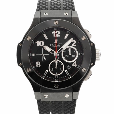 【6wdc0212】ウブロ ビッグバン ブラックマジック 301.CM.130.RX 黒文字盤【中古】腕時計 メンズ