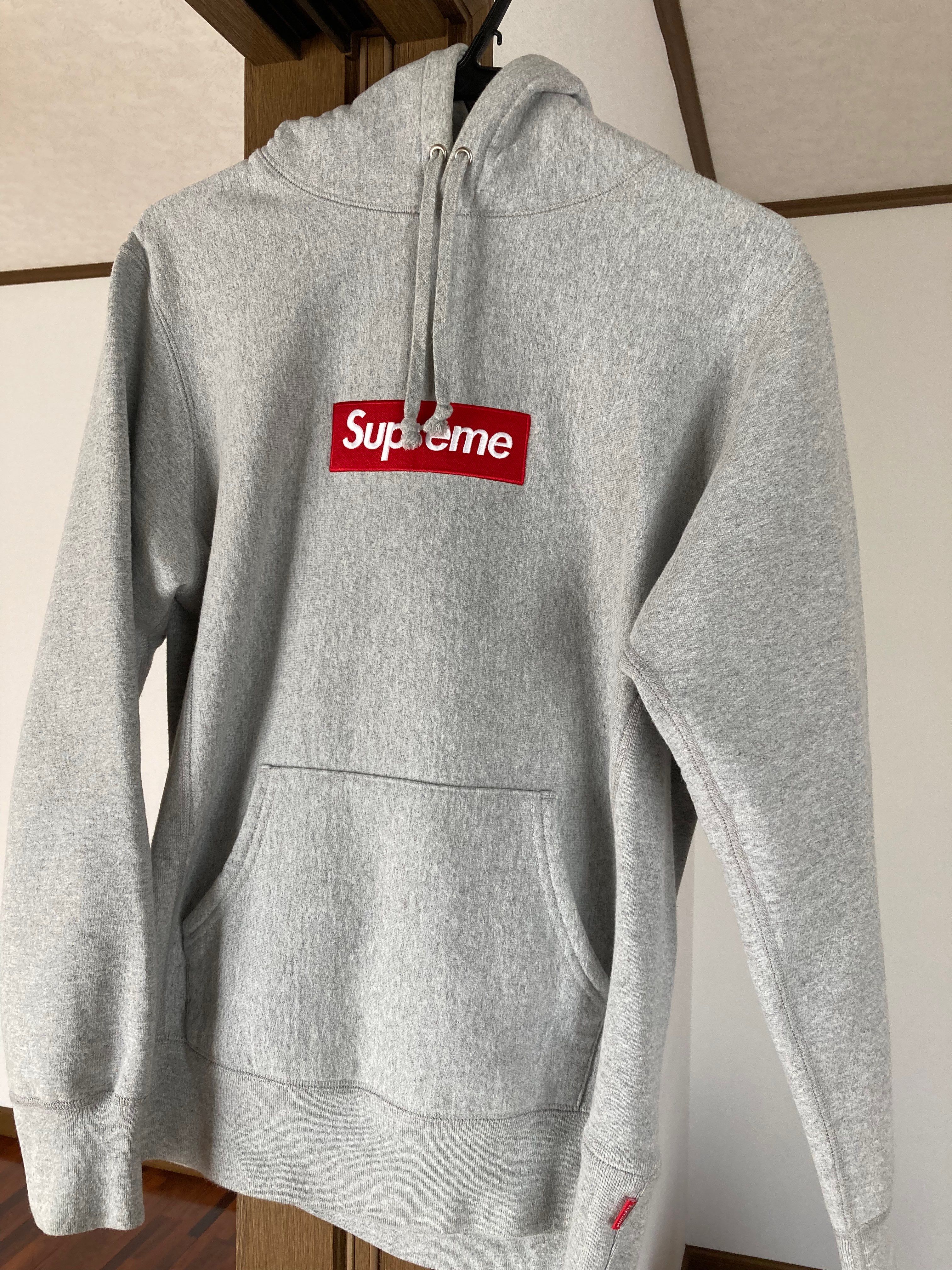 Supreme Box Logo Hooded Sweatshirt "Heather Grey" (16FW)