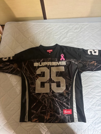 Supreme Breast Cancer Awareness Football Jersey "Black"
