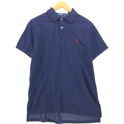 古着 ラルフローレン Ralph Lauren POLO by Ralph Lauren CUSTOM FIT 半袖 ポロシャツ メンズL相当/eaa548495