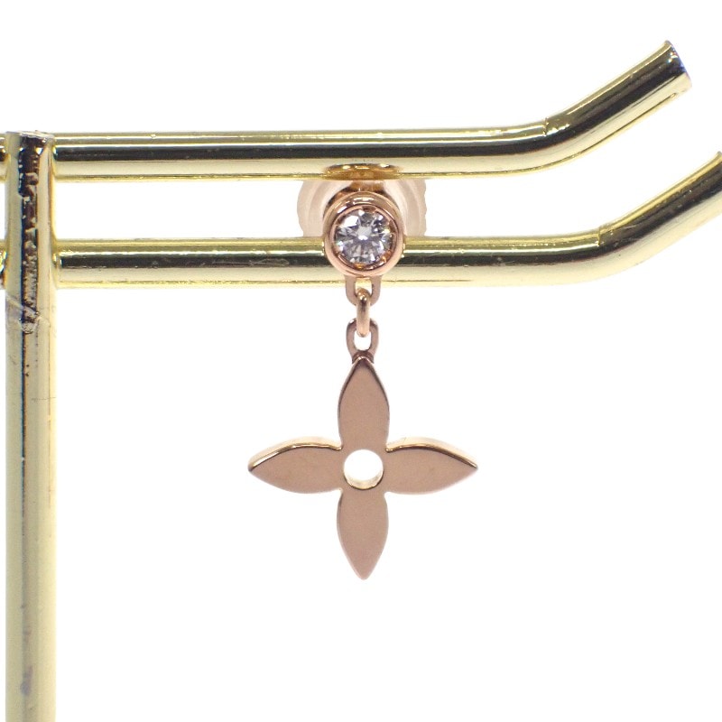 Louis Vuitton Idylle Blossom Ear Stud, Pink Gold and Diamond - Per Unit