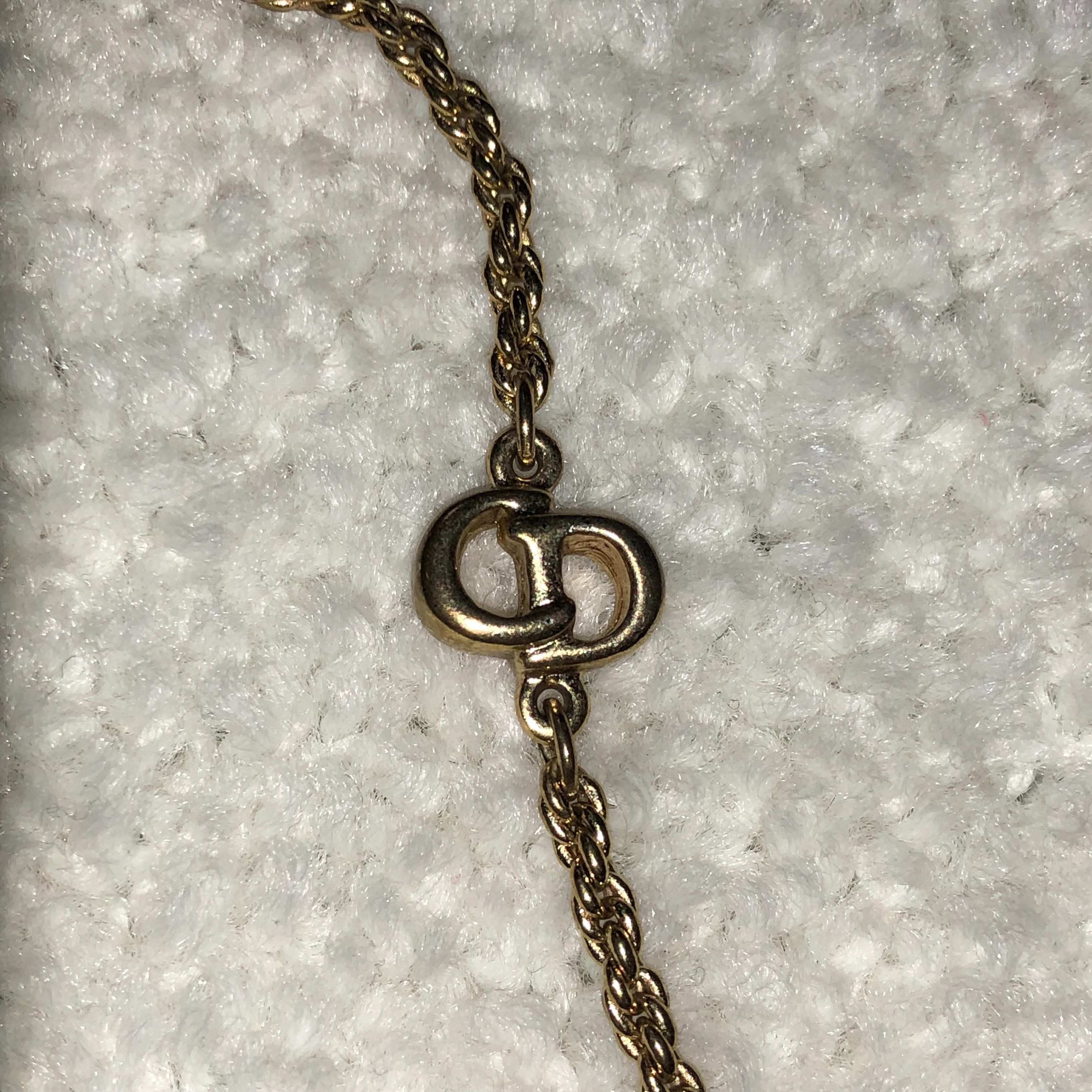 ディオール GDロゴ ネックレス