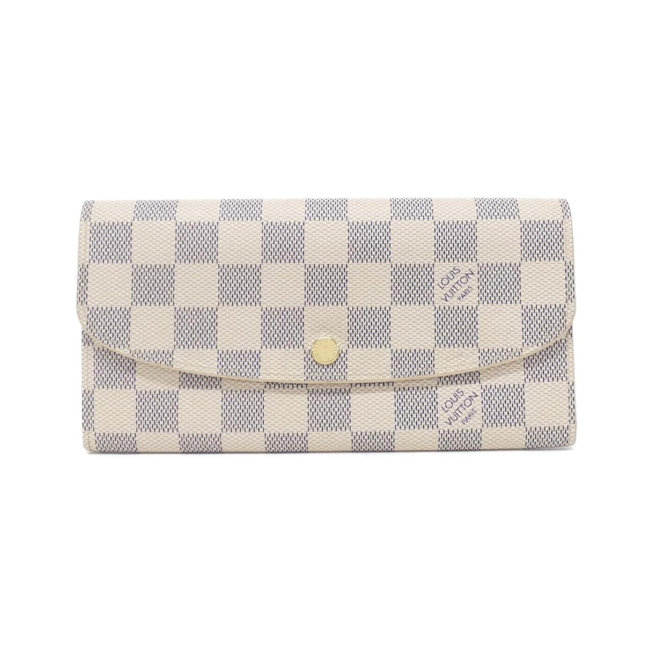 ルイヴィトン ダミエ アズール ポルトフォイユ エミリー N41625 財布