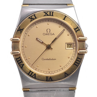 オメガ OMEGA コンステレーション SS/K18YG ゴールド クォーツ メンズ 良品 腕時計 N#151298