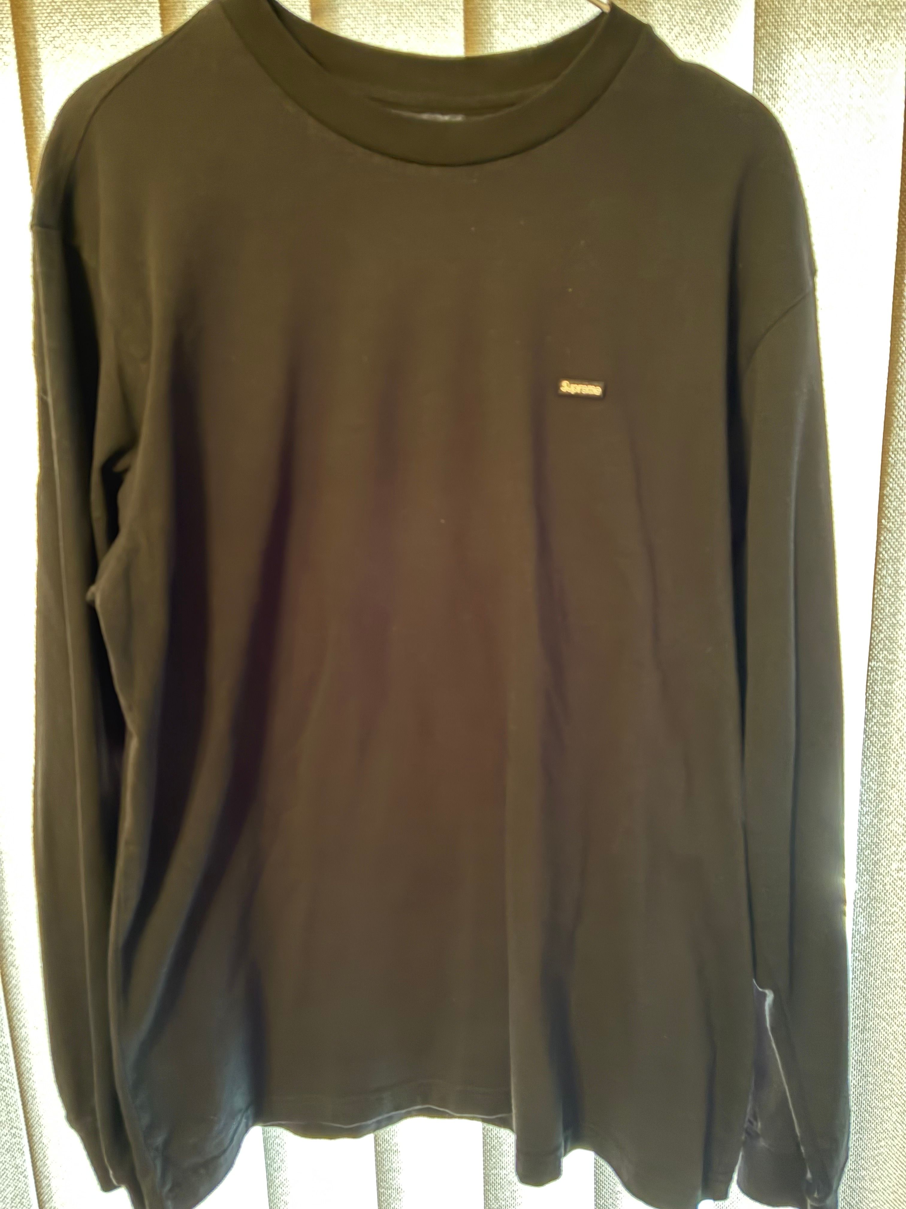 Supreme Small Box L/S Tee "Black" (24FW)