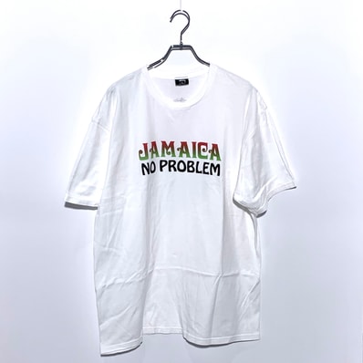 Stussy Jamaica No Problem Tee "White"