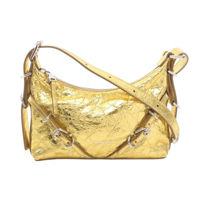 ジバンシィ GIVENCHY VOYOU ミニ ショルダーバッグ バッグ レザー レディース ゴールド系 BB50THB1RM715 【新品】
